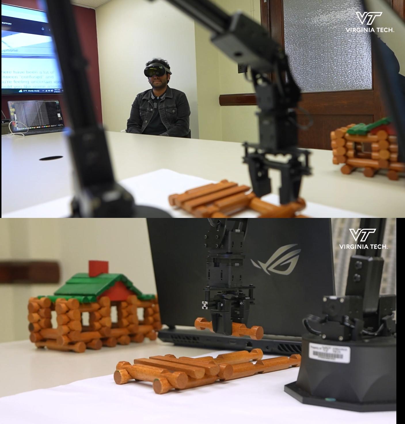 VR-LLM-Robot System